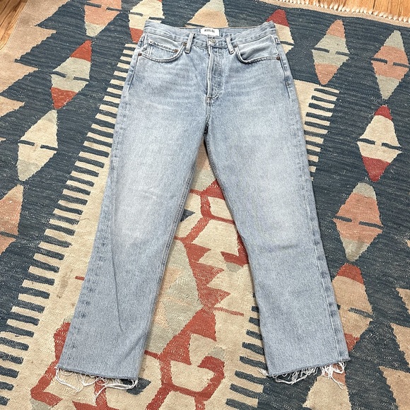 Agolde Riley High Rise Crop - Picture 2 of 12